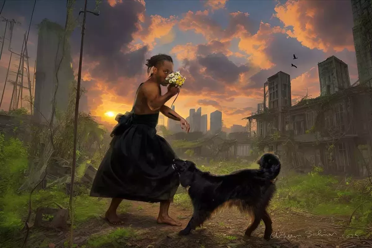Image: “In The Silence of the Ruins, We Speak” by Ackeem Salmon.