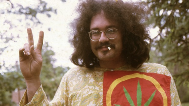 John Sinclair in Ann Arbor in 1968.