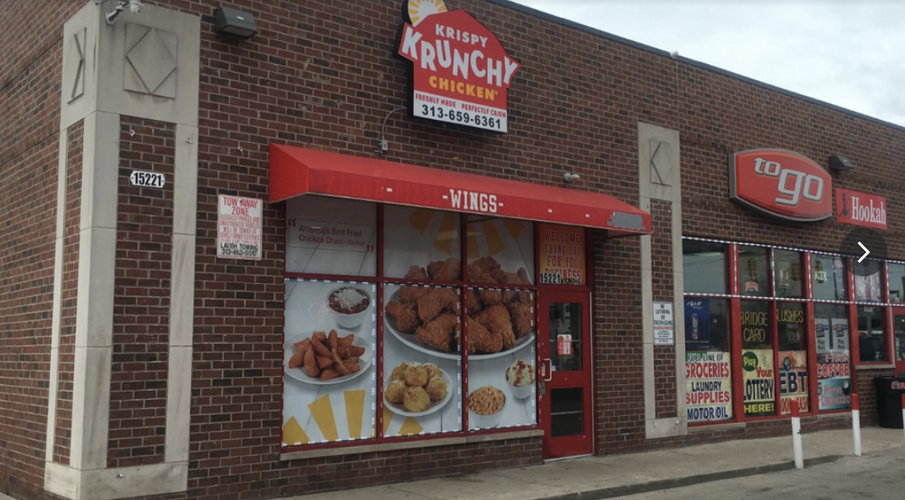 Krispy Krunchy Chicken Multiple locations This spot, with almost 3,000 locations in the country, can be found in numerous gas stations around metro Detroit. It’s known for its delicious Louisiana-style fried chicken. —Layla McMurtrie