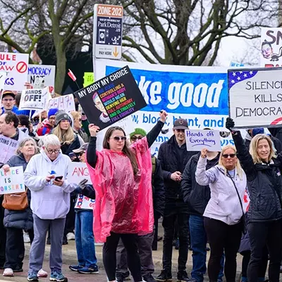 Image: Thousands protest Trump in Detroit as part of nationwide ‘Hands Off!’ rallies [PHOTOS]